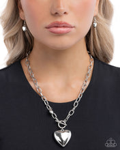 Load image into Gallery viewer, Heartfelt Hangout - Silver Necklace
