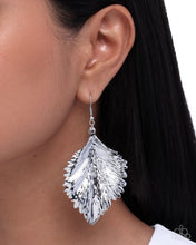 Load image into Gallery viewer, Feathered Flair - Silver Earring

