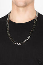 Load image into Gallery viewer, Paparazzi Metro Beau - Black Mens Necklace
