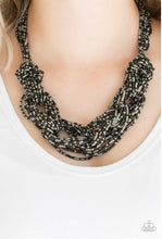 Load image into Gallery viewer, City Catwalk-Black Necklace
