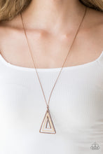 Load image into Gallery viewer, TRI Harder - Copper Necklace
