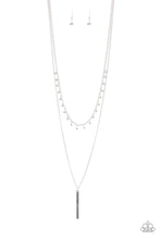 Load image into Gallery viewer, Keep Your Eye On The Pendulum - Silver necklace
