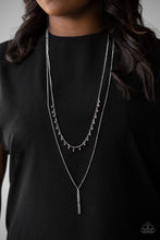 Load image into Gallery viewer, Keep Your Eye On The Pendulum - Silver necklace
