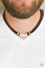 Load image into Gallery viewer, Gone Adventuring - Brown Men Necklace
