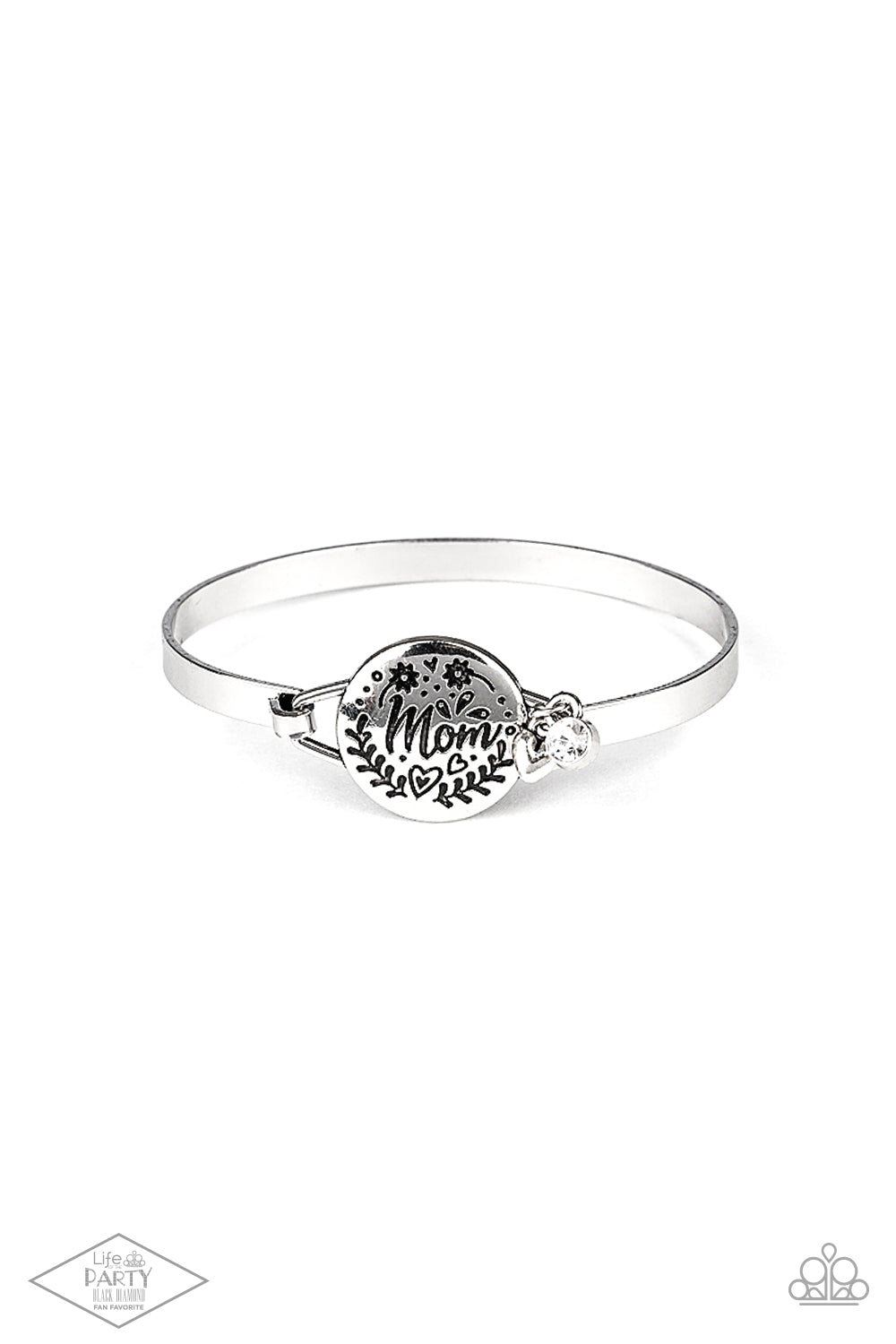 The Mom Life - Silver Bracelet