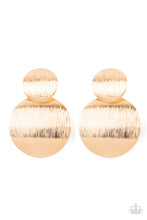 Load image into Gallery viewer, Here Today, GONG Tomorrow - Gold Earring
