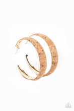 Load image into Gallery viewer, A CORK In The Road - Gold Earring

