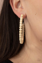 Load image into Gallery viewer, Should Have, Could Have, WOOD Have - White  Earring
