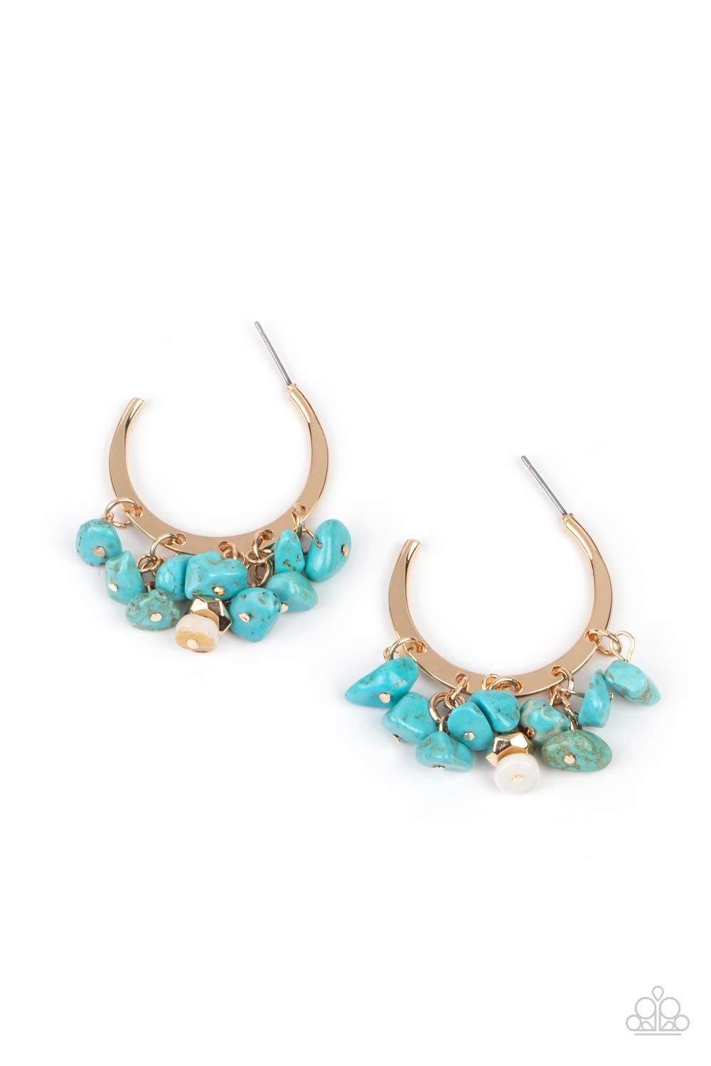 Gorgeously Grounding - Gold Earring