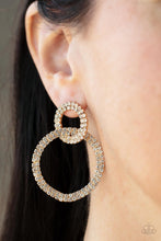 Load image into Gallery viewer, Intensely Icy - Gold Earring
