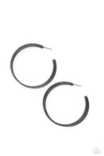 Load image into Gallery viewer, Candescent Curves - Black Earring
