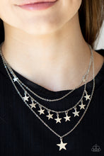 Load image into Gallery viewer, Americana Girl - Silver Necklace
