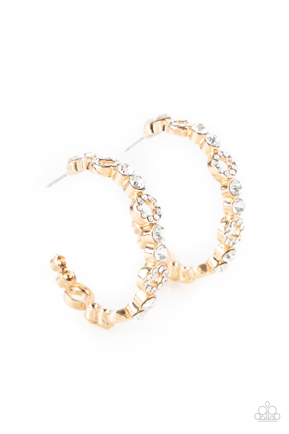 Swoon-Worthy Sparkle - Gold Earring