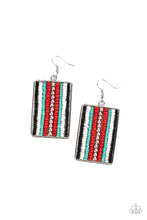 Load image into Gallery viewer, Beadwork Wonder - Red Earring
