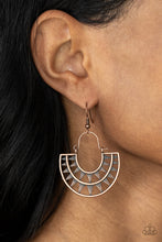 Load image into Gallery viewer, Solar Surge - Copper Earring
