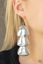 Load image into Gallery viewer, Modishly Metallic - Silver Earring
