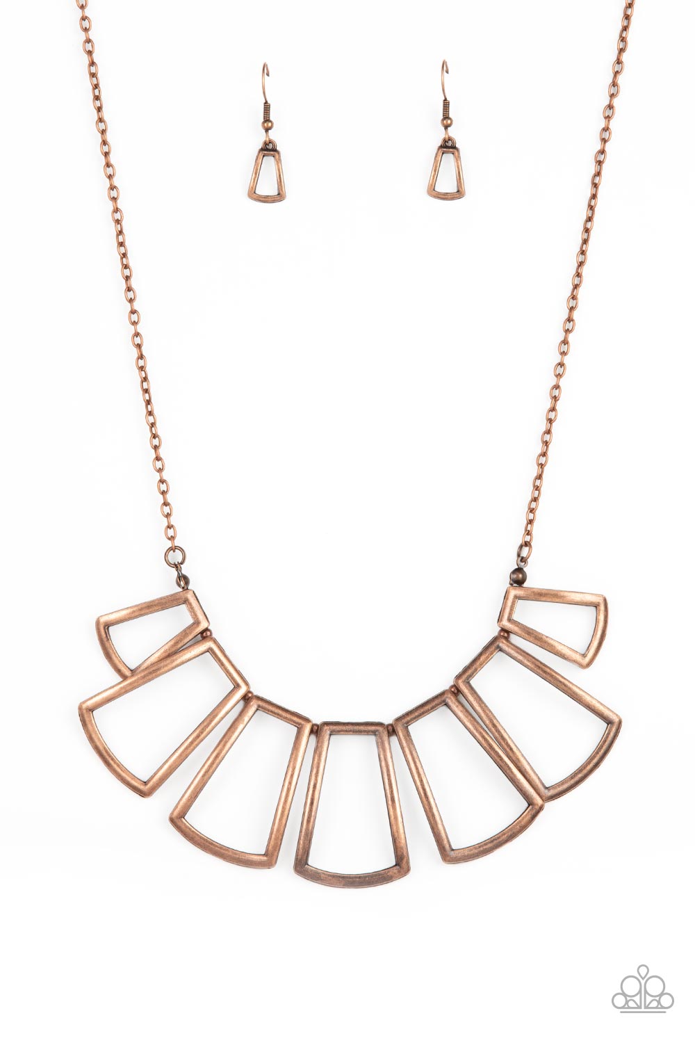 Full-Fledged Framed - Copper Necklace