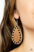 Load image into Gallery viewer, Rustic Refuge - Black Earring
