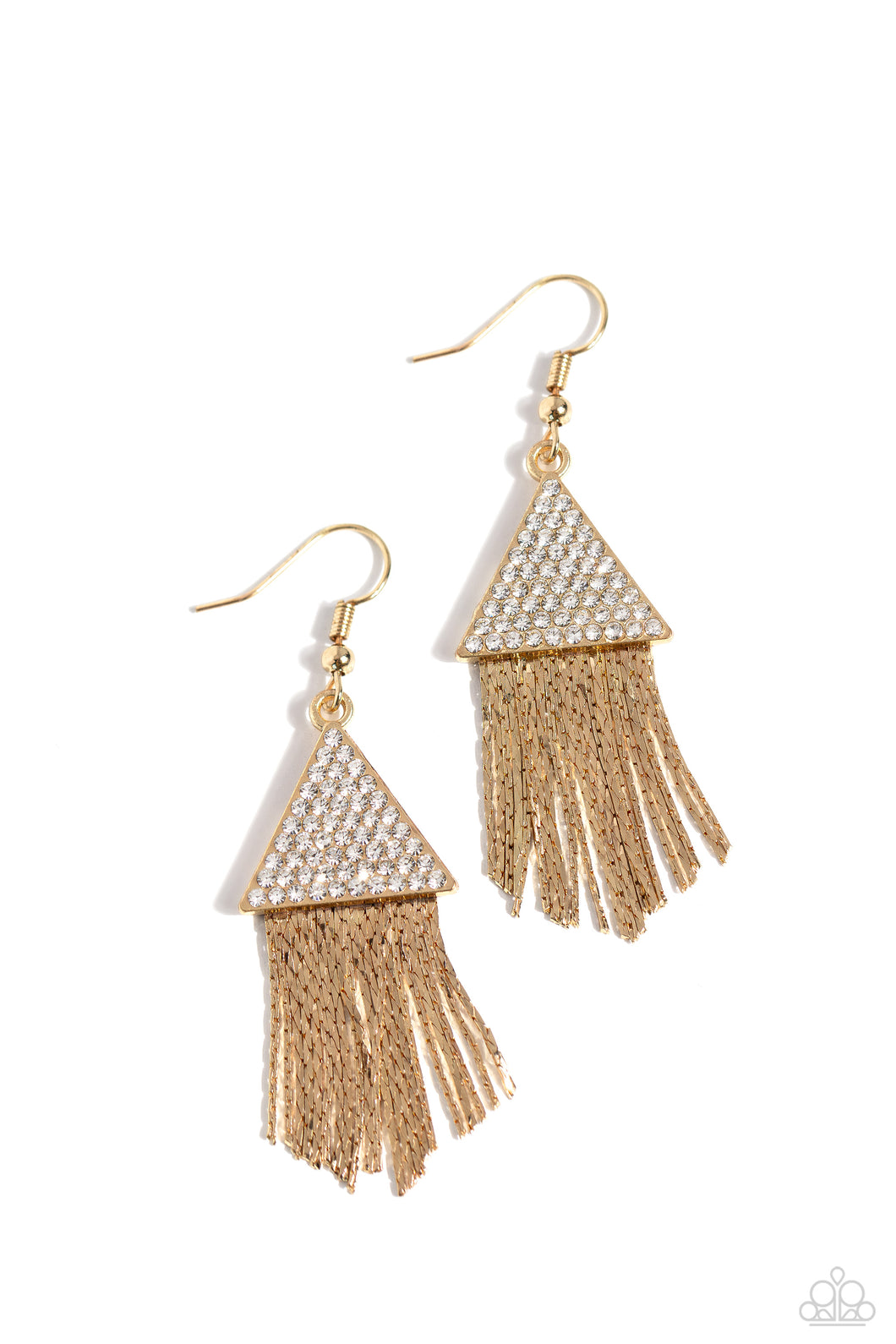 Pyramid SHEEN - Gold Earring