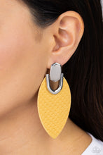 Load image into Gallery viewer, Wildly Workable - Yellow Earring
