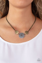 Load image into Gallery viewer, Shine Your Light - Brass  Necklace
