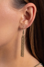 Load image into Gallery viewer, Live The Life You Love - Brass Necklace
