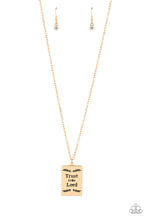 Load image into Gallery viewer, All About Trust - Gold Necklace

