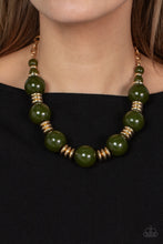 Load image into Gallery viewer, Race to the POP - Green Necklace
