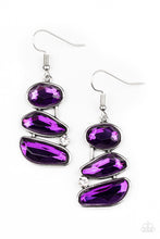 Load image into Gallery viewer, Gem Galaxy - Purple Earring
