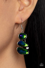 Load image into Gallery viewer, Gem Galaxy - Green Earring
