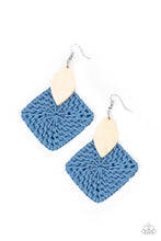 Load image into Gallery viewer, Sabbatical WEAVE - Blue Earring
