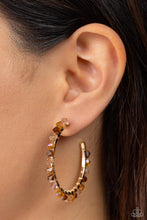 Load image into Gallery viewer, Halo Hustle - Brown Earring
