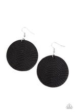 Load image into Gallery viewer, Leathery Loungewear - Black Earring
