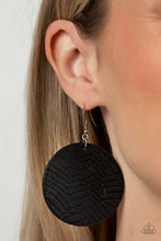 Load image into Gallery viewer, Leathery Loungewear - Black Earring
