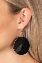 Load image into Gallery viewer, On the Edge of Edgy - Black Earring
