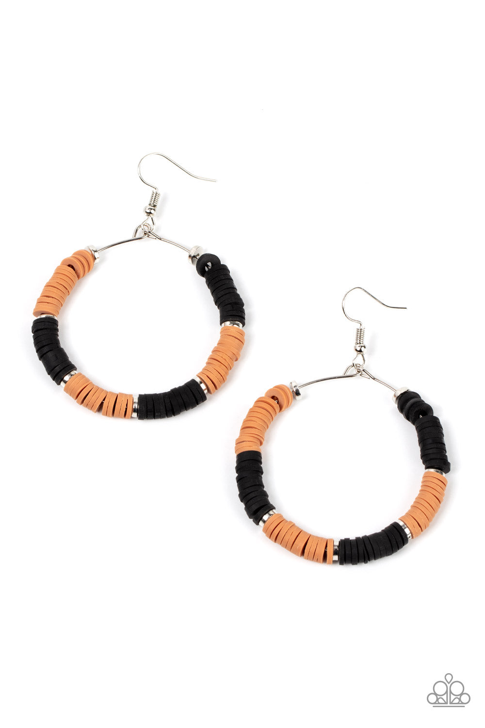 Skillfully Stacked - Black Earring