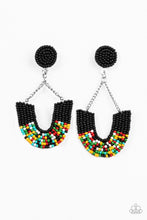 Load image into Gallery viewer, Make it RAINBOW - Black Earring
