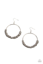 Load image into Gallery viewer, Retro Ringleader - Silver Earring
