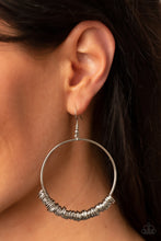 Load image into Gallery viewer, Retro Ringleader - Silver Earring
