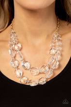Load image into Gallery viewer, Icy Illumination - Gold Necklace
