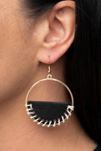 Load image into Gallery viewer, Lavishly Laid Back - Black Earring
