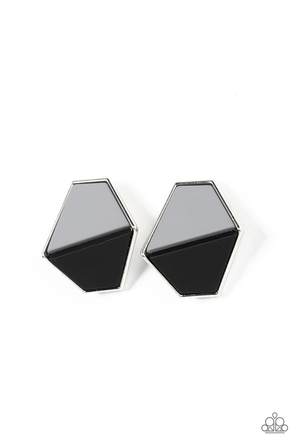 Generically Geometric - Black Earring