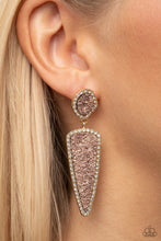 Load image into Gallery viewer, Druzy Desire - Gold Earring
