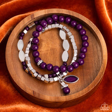 Load image into Gallery viewer, Redefined Romance - Purple  Bracelet
