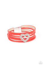 Load image into Gallery viewer, Wildly in Love - Red Bracelet
