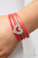 Load image into Gallery viewer, Wildly in Love - Red Bracelet
