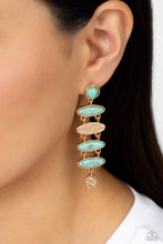 Load image into Gallery viewer, Rustic Reverie - Blue Earring
