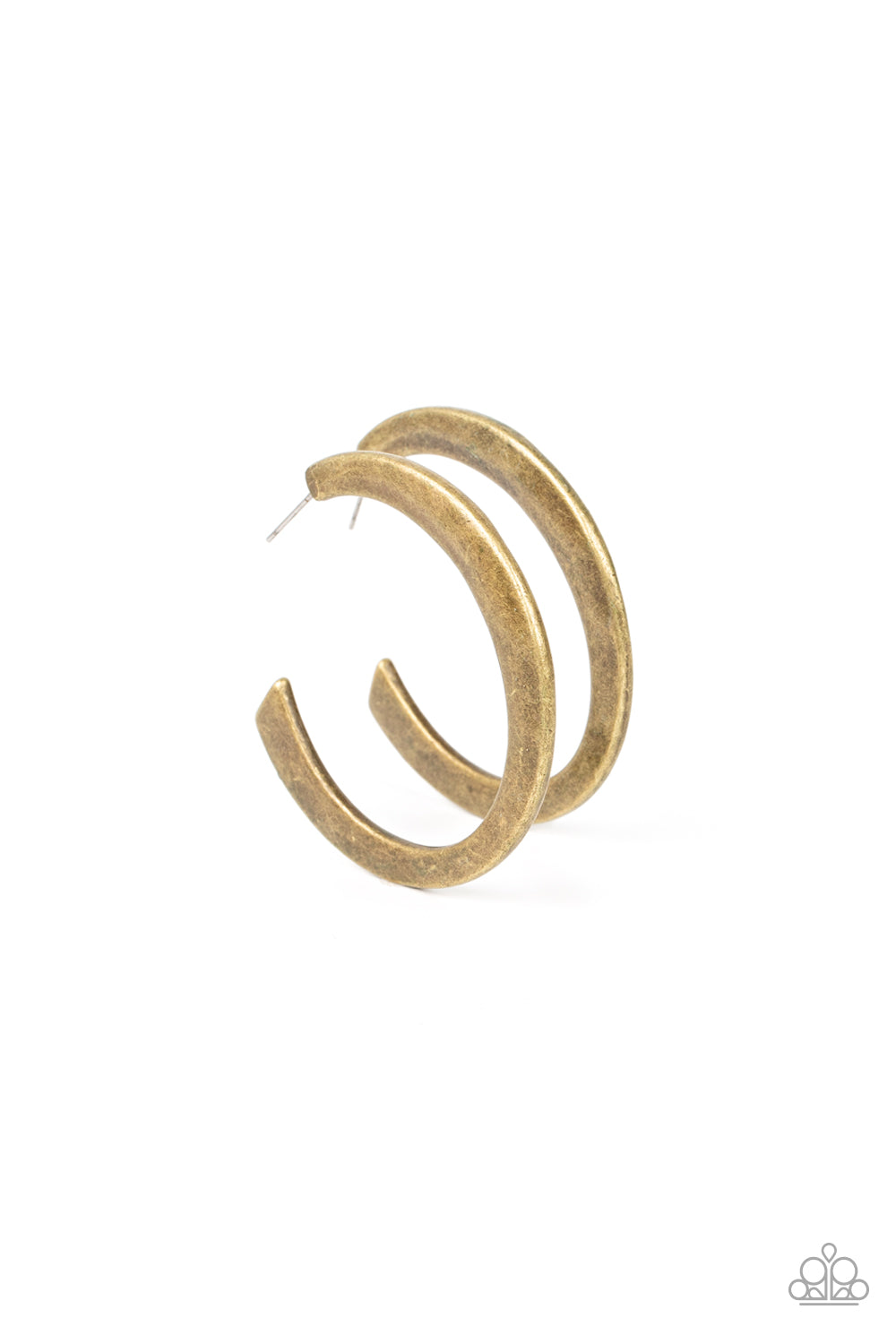 Learning Curve - Brass Earring