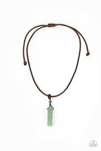 Load image into Gallery viewer, Comes Back ZEN-fold - Green  Necklace
