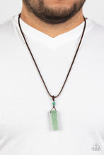 Load image into Gallery viewer, Comes Back ZEN-fold - Green  Necklace
